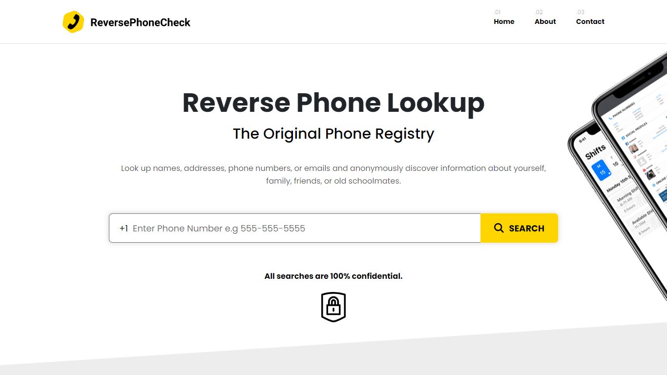 Free Reverse Phone Number Lookup & Search - ReversePhoneCheck